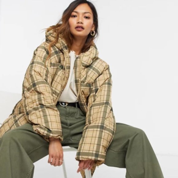 ASOS Jackets & Blazers - Weekday Rut Recycled Plaid Coat